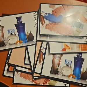 Mary Kay Fragrance and Makeup Set with Blue and Orange Accents